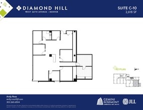 2490 W 26th Ave, Denver, CO à louer Plan d’étage– Image 1 sur 2