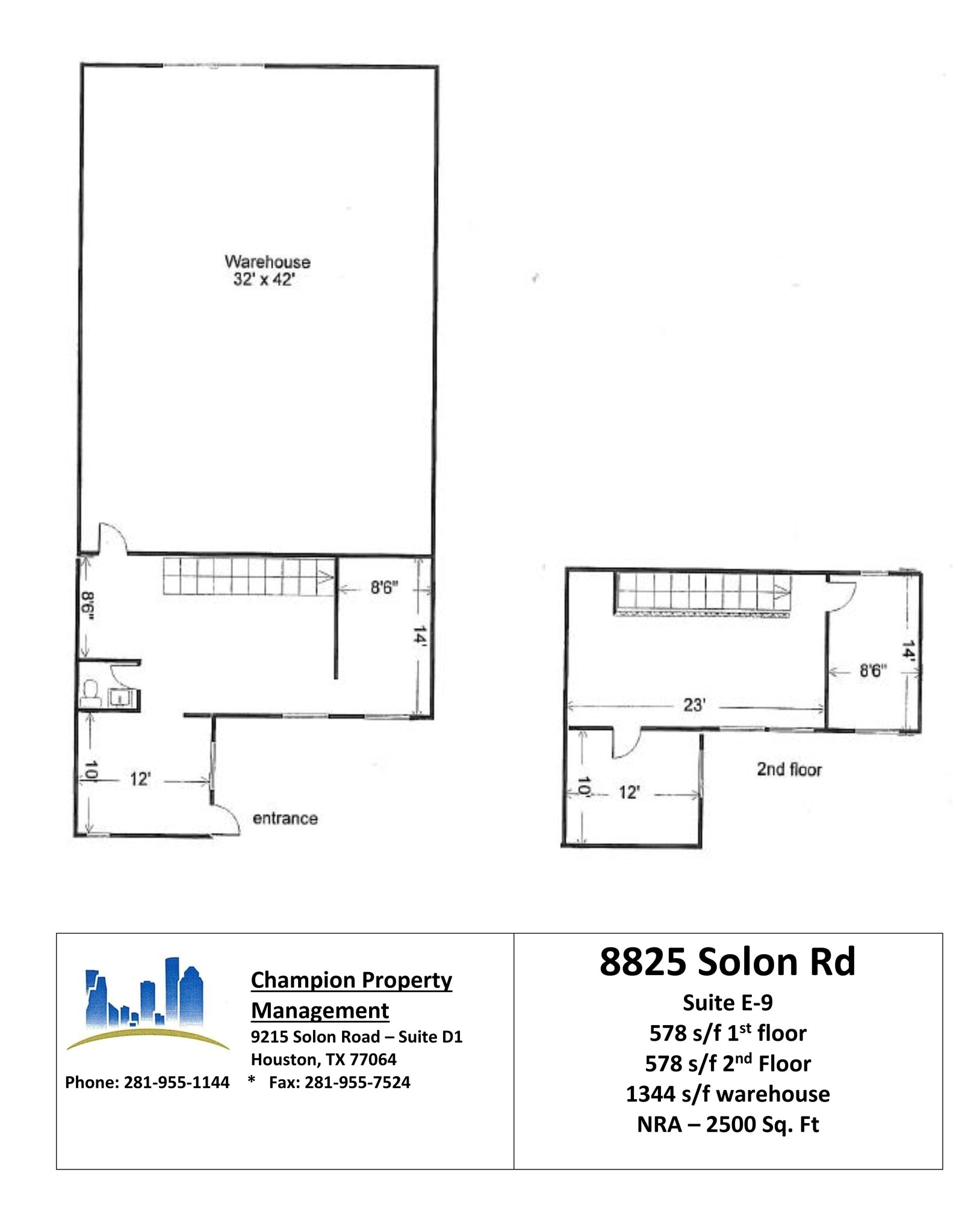 8805 Solon Rd, Houston, TX à louer Plan de site– Image 1 sur 1