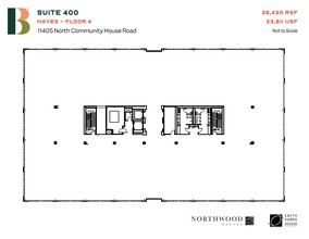 11405 N Community House Rd, Charlotte, NC à louer Plan d’étage– Image 1 sur 1