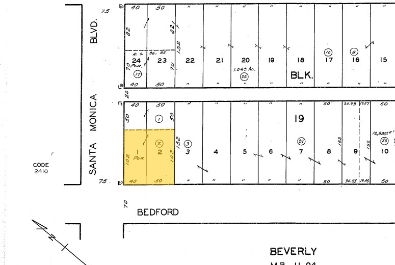 468 N Bedford Dr, Beverly Hills, CA à louer - Plan cadastral – Image 2 sur 8