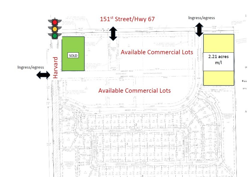 SEC 151st & Harvard, Bixby, OK à vendre - Plan de site – Image 3 sur 5