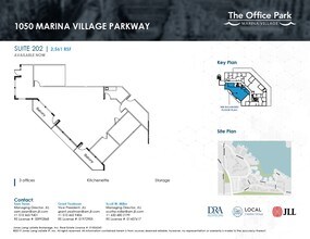 1001 Marina Village Pky, Alameda, CA à louer Plan d’étage– Image 1 sur 1