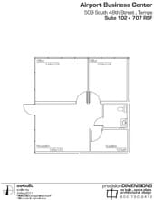 637 S 48th St, Tempe, AZ à louer Plan d’étage– Image 1 sur 6