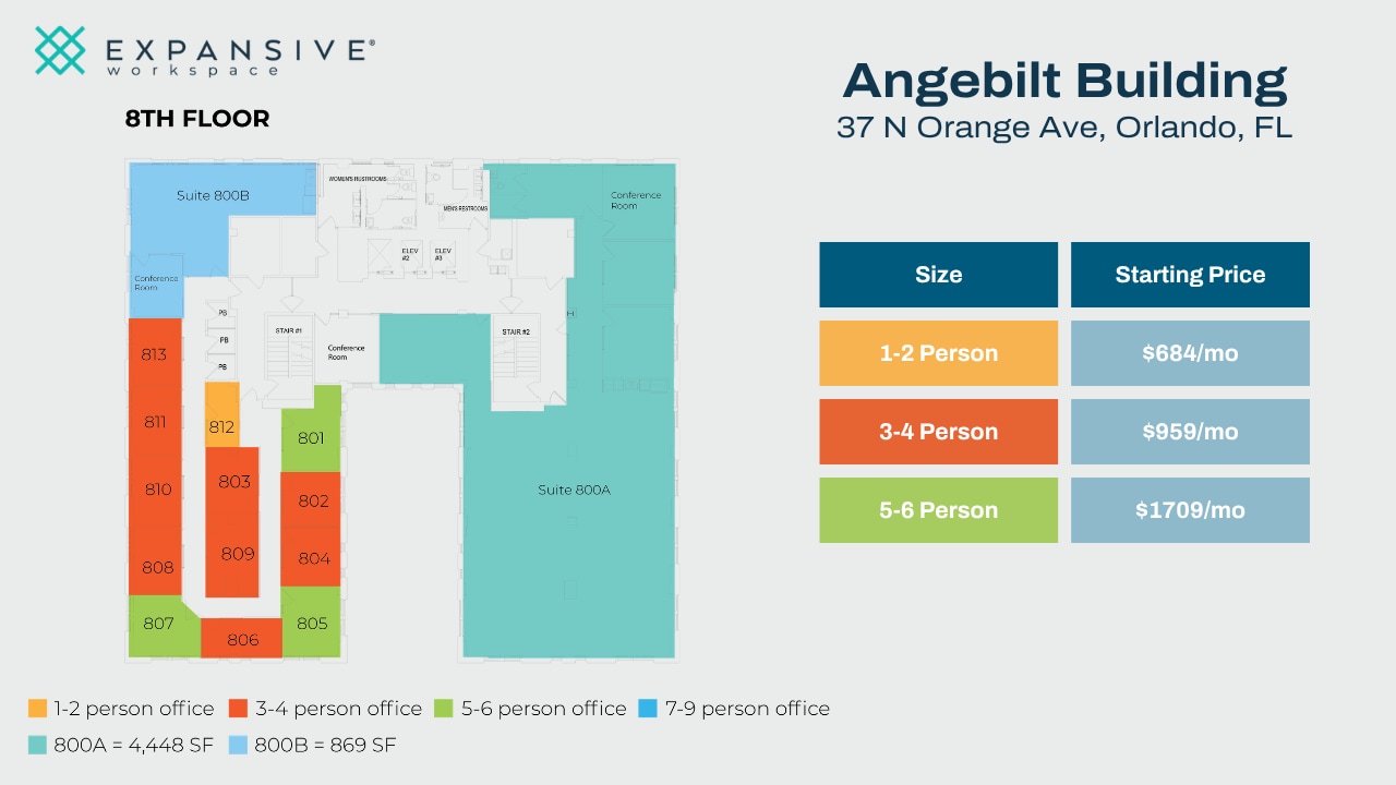 37 N orange Ave, Orlando, FL à louer Plan d’étage– Image 1 sur 7