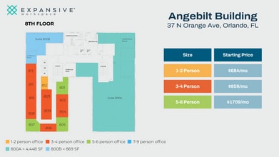37 N orange Ave, Orlando, FL à louer Plan d’étage– Image 1 sur 7