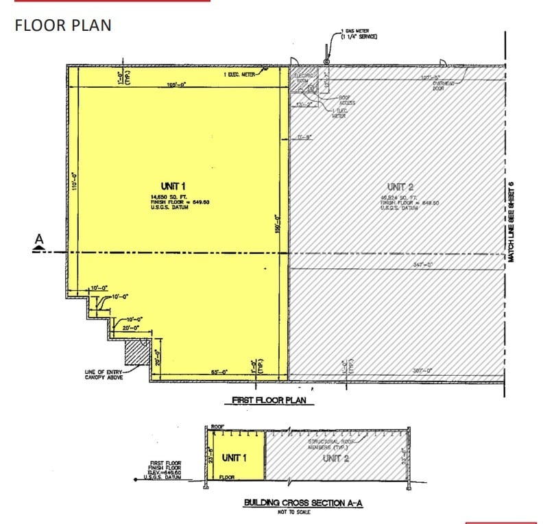 20901 Lahser Rd, Southfield, MI à louer Plan d’étage– Image 1 sur 1
