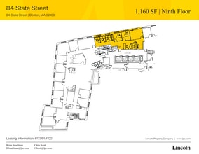 84 State St, Boston, MA à louer Plan d’étage– Image 1 sur 1