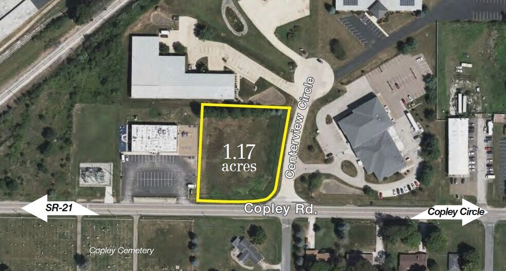 Copley Road and Centerview Circle, Akron, OH à vendre - Aérien – Image 1 sur 2