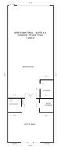 8750 Fawn Trl, Conroe, TX à louer Plan d’étage– Image 2 sur 8