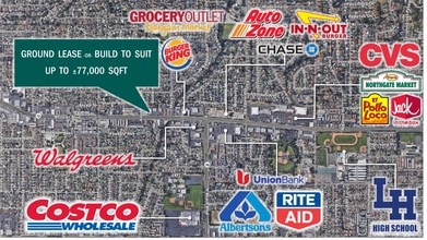 2301-2371 W Whittier Blvd, La Habra, CA - Vue aérienne vue de carte