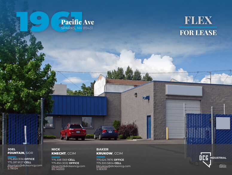 1961 Pacific Ave, Sparks, NV à louer - Photo de l’immeuble – Image 1 sur 3