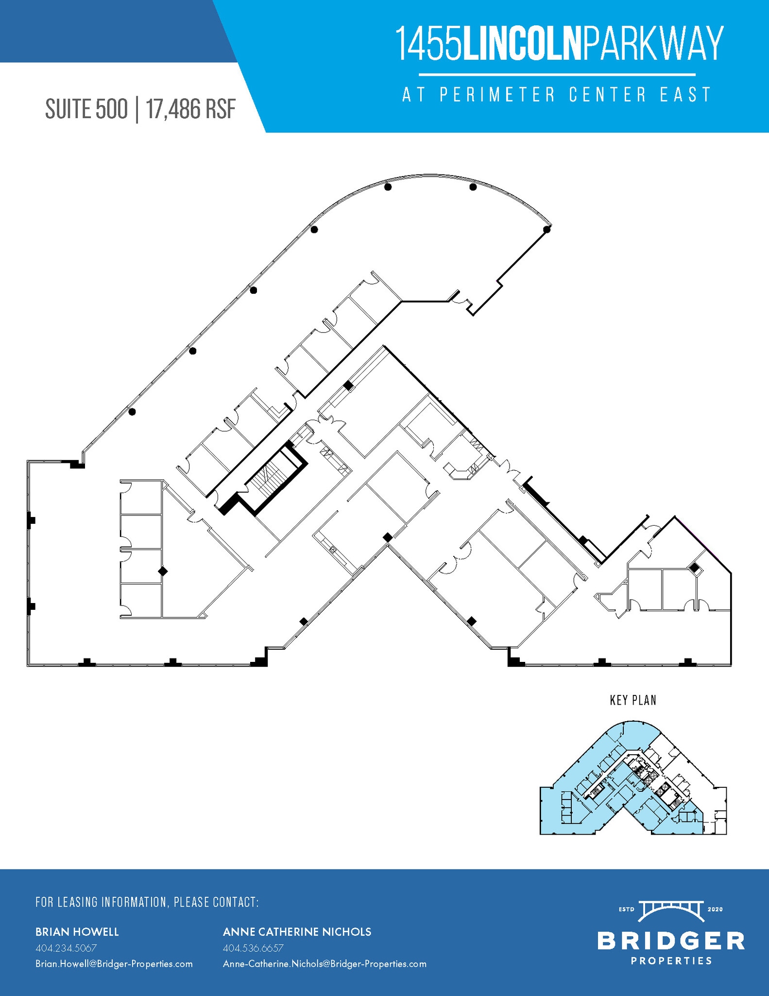 1455 Lincoln Pkwy E, Atlanta, GA à louer Plan d’étage– Image 1 sur 1
