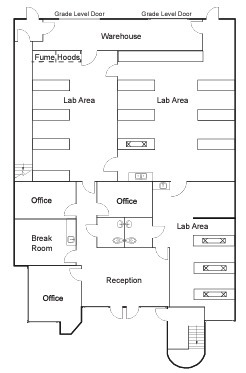 6342 Ferris Sq, San Diego, CA à louer Plan d’étage– Image 1 sur 1