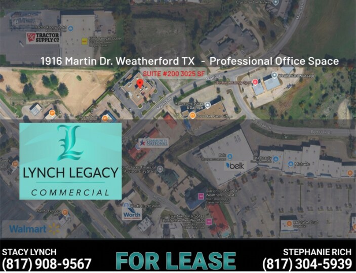 1916 Martin Dr, Weatherford, TX à louer - Aérien – Image 2 sur 6