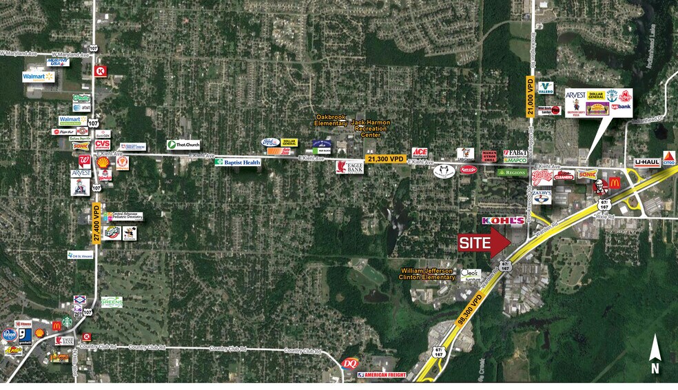 Warden Rd & Brookswood Rd, Sherwood, AR à vendre - Photo de l’immeuble – Image 3 sur 3