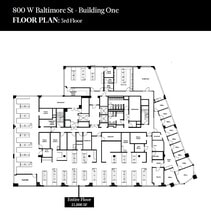 800 W Baltimore St, Baltimore, MD à louer Plan d’étage– Image 1 sur 1
