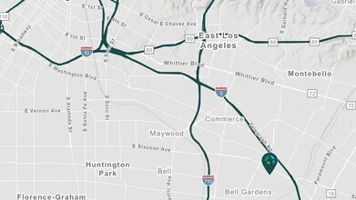 7400 E Slauson Ave, Commerce, CA - VUE AÉRIENNE  vue de carte