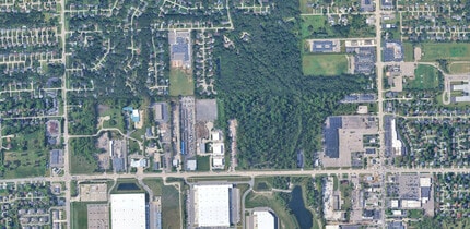 Simone Industrial Dr, Shelby Township, MI - Vue aérienne vue de carte