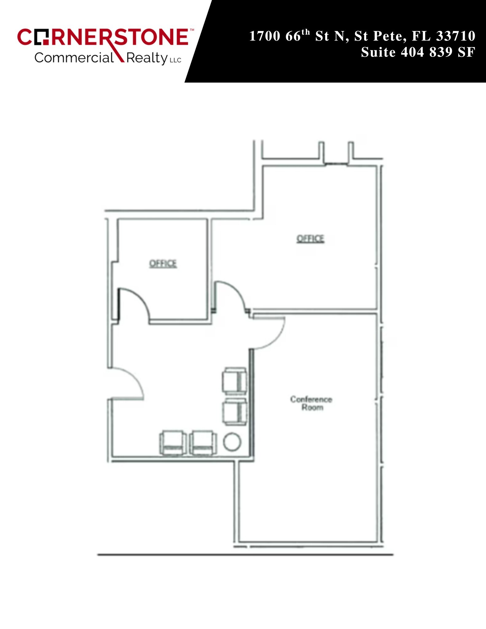 1700 66th St N, Saint Petersburg, FL à louer Plan de site– Image 1 sur 1