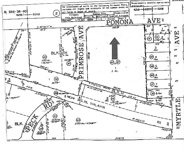 120-146 W Pomona Ave, Monrovia, CA à vendre - Plan cadastral – Image 3 sur 15