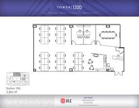 1320 Greenway Dr, Irving, TX à louer Plan d’étage– Image 1 sur 2