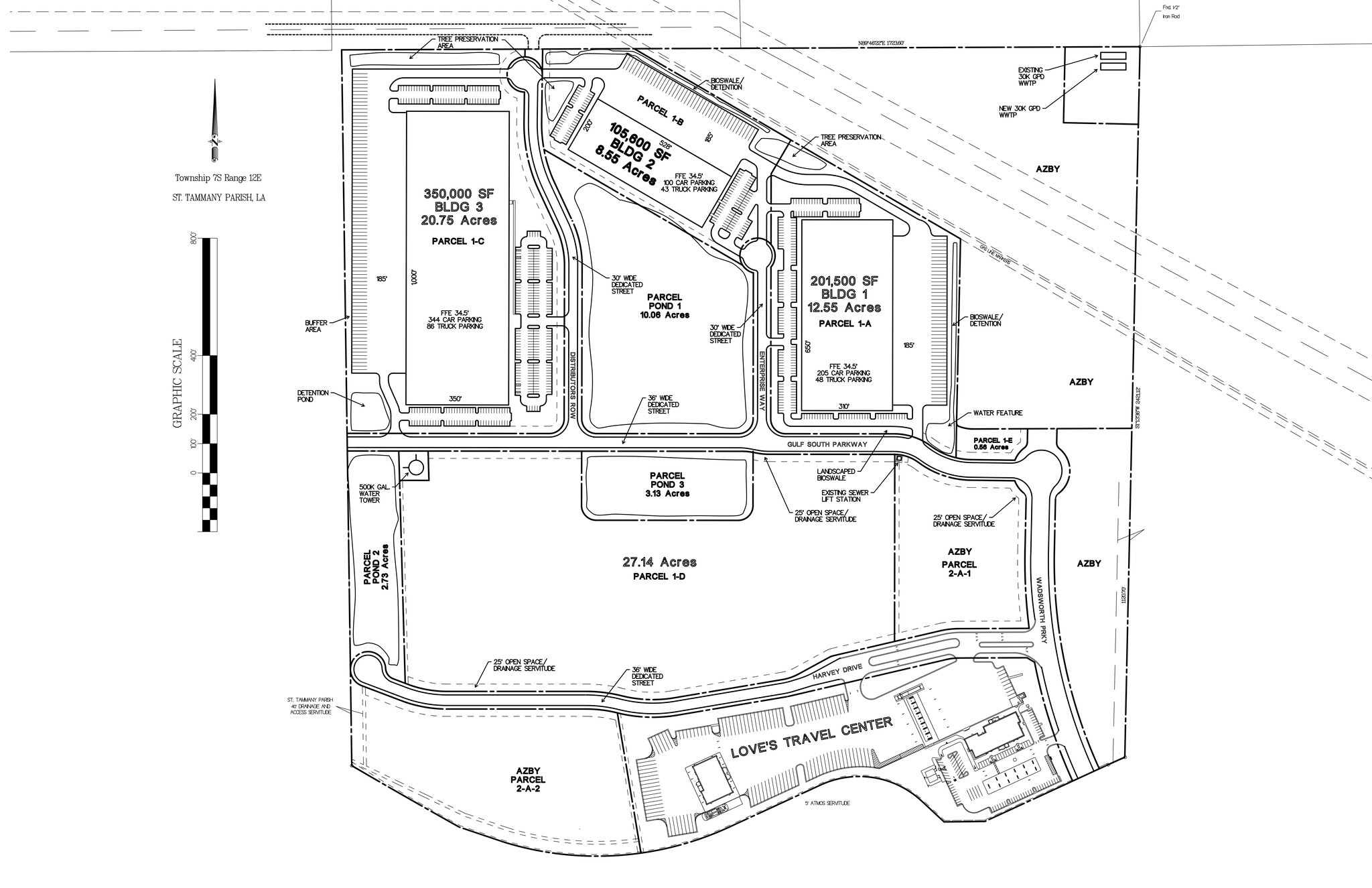 400 Gulf South Parkway, Mandeville, LA à louer Plan de site– Image 1 sur 1
