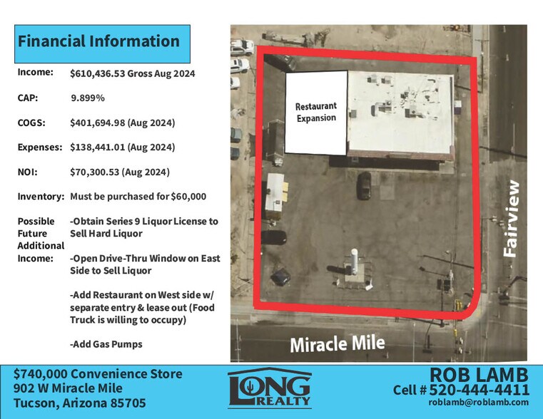 902 W Miracle Mile, Tucson, AZ à vendre - Photo de l’immeuble – Image 3 sur 5