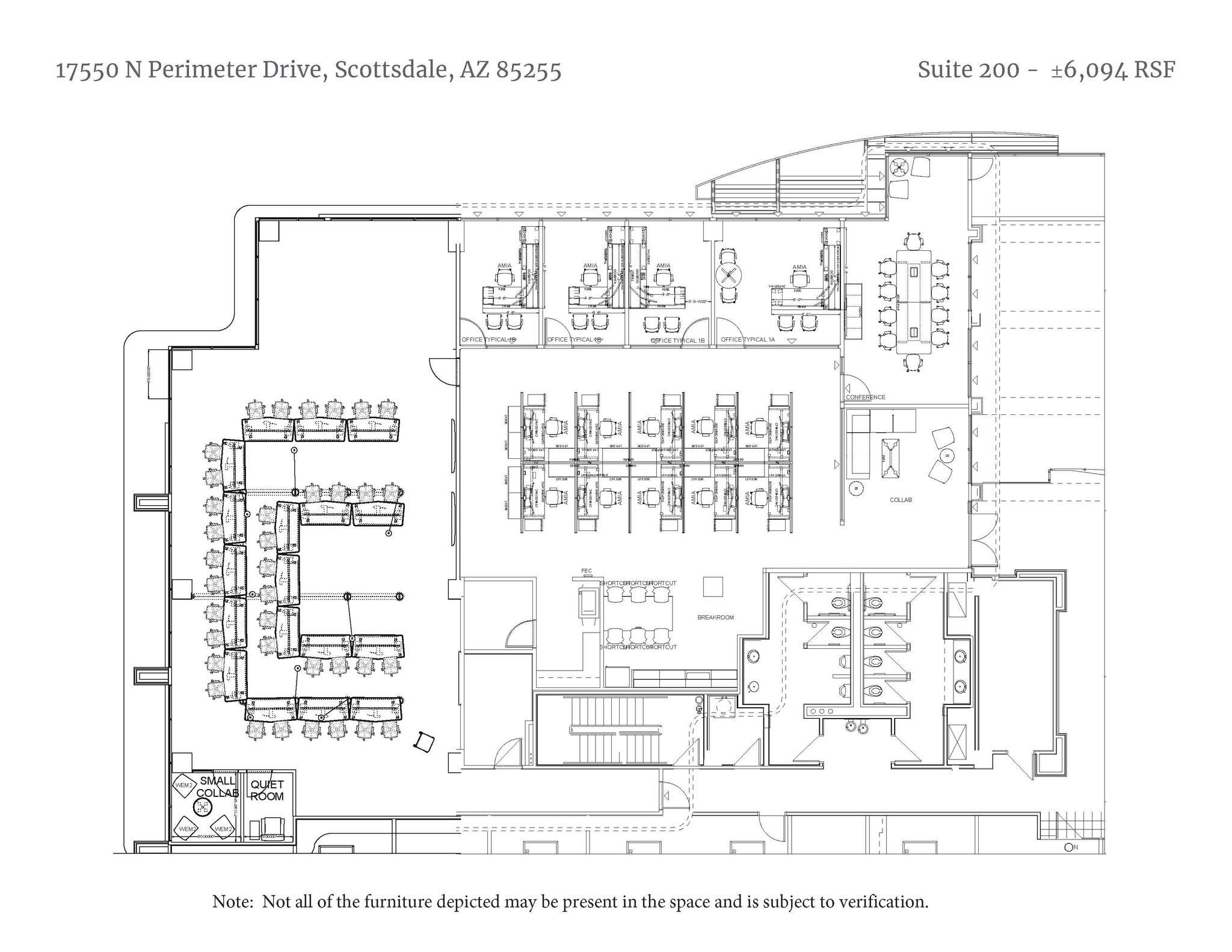 17550 N Perimeter Dr, Scottsdale, AZ à louer Plan d’étage– Image 1 sur 12