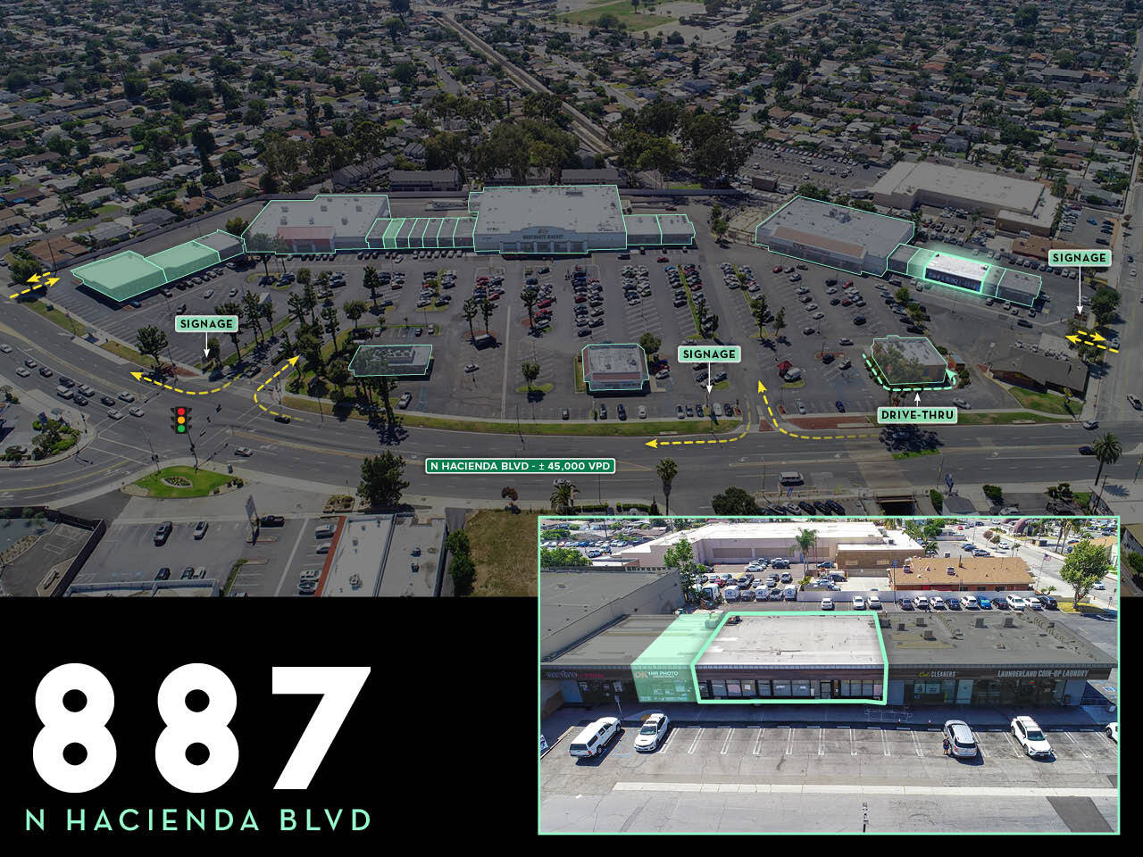 755-899 N Hacienda Blvd, La Puente, CA à louer Photo de l’immeuble– Image 1 sur 1