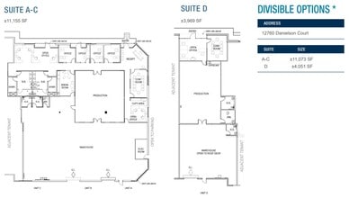 12760 Danielson Ct, Poway, CA à louer Plan d’étage– Image 2 sur 2