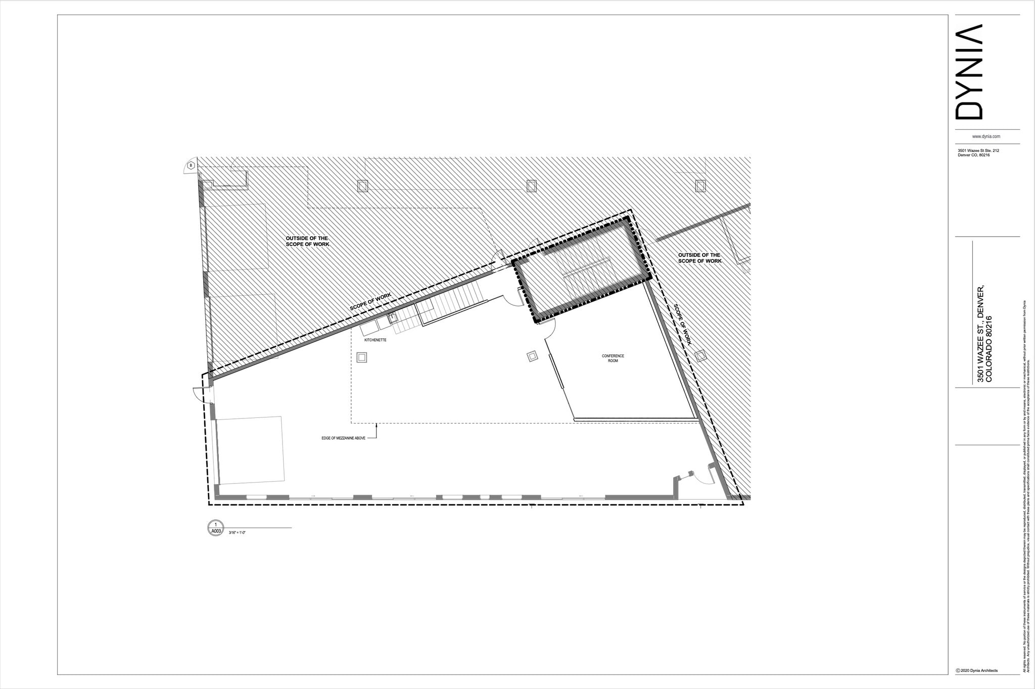 3501 Wazee St, Denver, CO à louer Plan d’étage– Image 1 sur 2