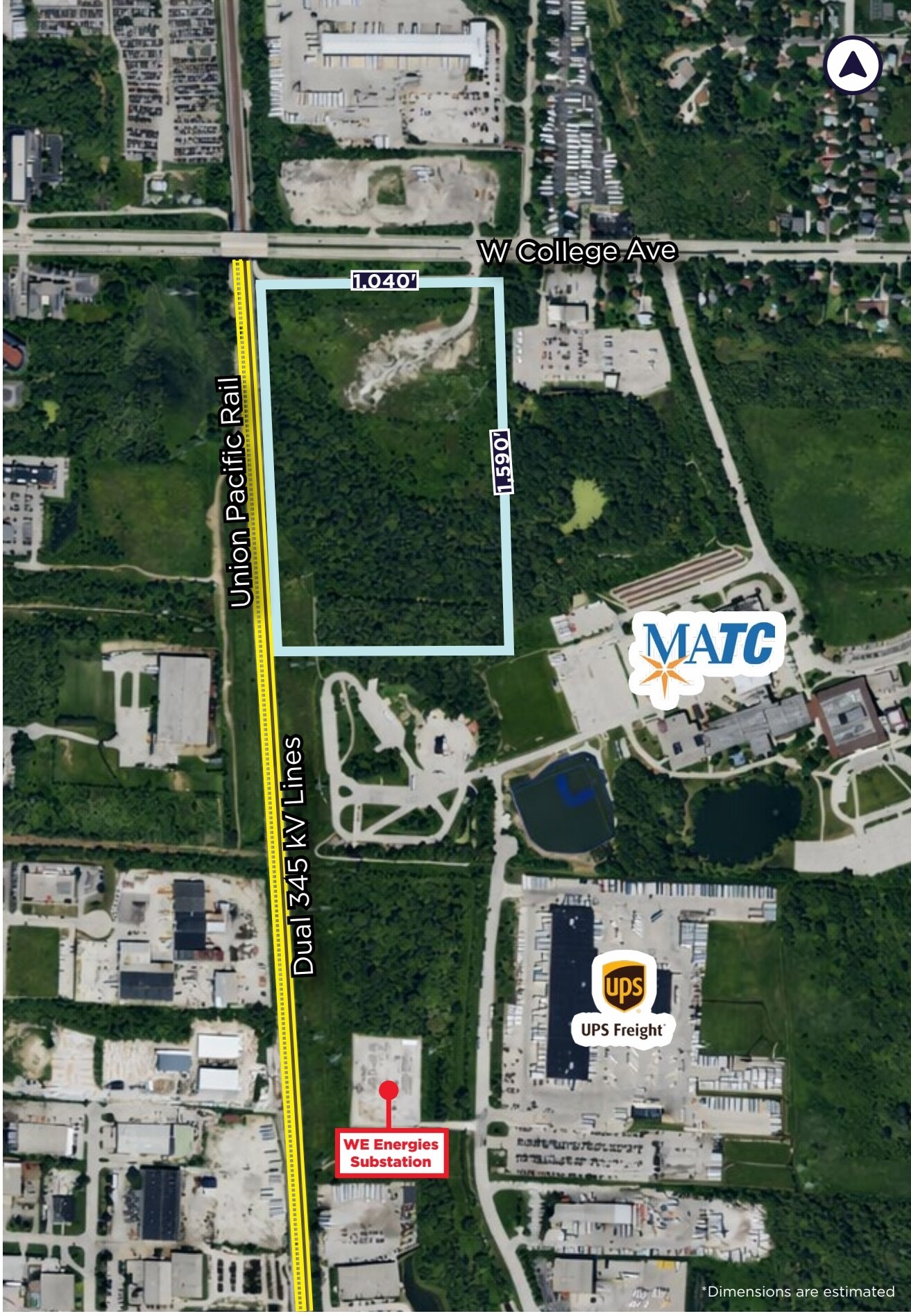 813 W College Ave, Milwaukee, WI à vendre Aérien– Image 1 sur 3