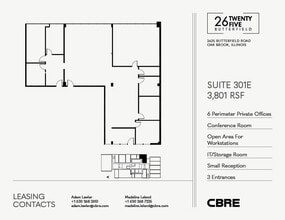 2625 Butterfield Rd, Oak Brook, IL à louer Plan d’étage– Image 1 sur 1