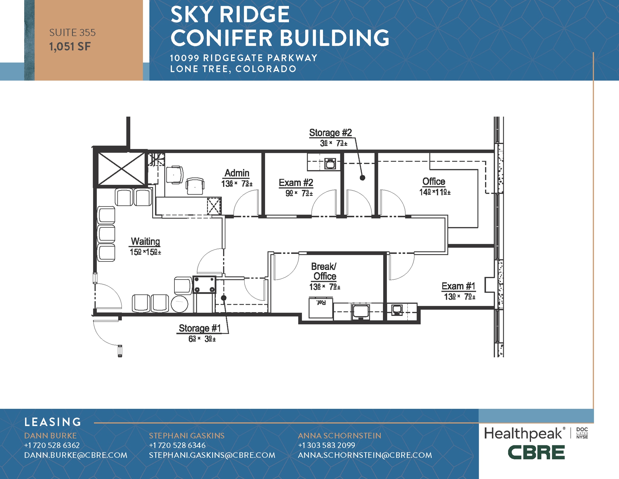 10535 Park Meadows Blvd, Lone Tree, CO à louer Plan d’étage– Image 1 sur 1