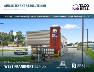 Plus de détails pour 832 Factory Outlet Blvd, West Frankfort, IL - Local commercial à vendre