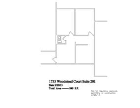 1733 Woodstead Ct, The Woodlands, TX à louer Plan de site– Image 2 sur 6