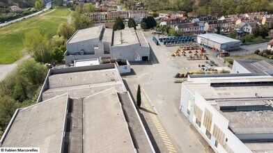 Decazeville - VUE AÉRIENNE vue de carte