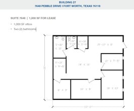 2501-2519 Gravel Dr, Fort Worth, TX à louer Plan d’étage– Image 1 sur 1