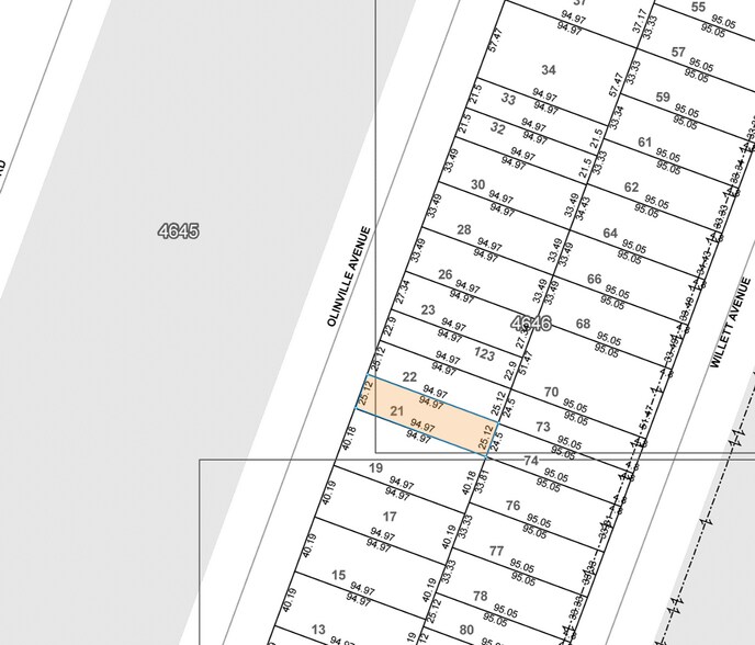 3632 Olinville Ave, Bronx, NY à vendre - Plan cadastral – Image 3 sur 3