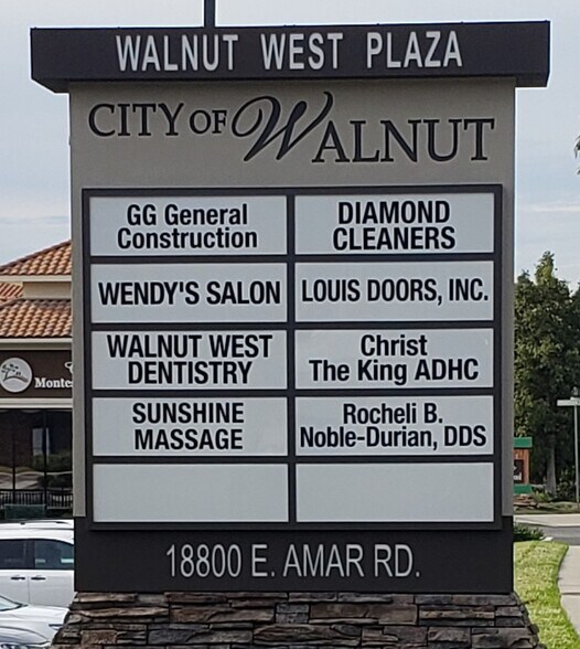 18800 Amar Rd, Walnut, CA à louer - Photo de l’immeuble – Image 2 sur 2
