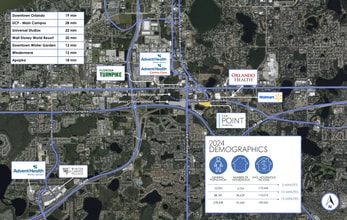 Old Winter Garden Road & S Bluford Ave, Ocoee, FL - Vue aérienne  vue de carte