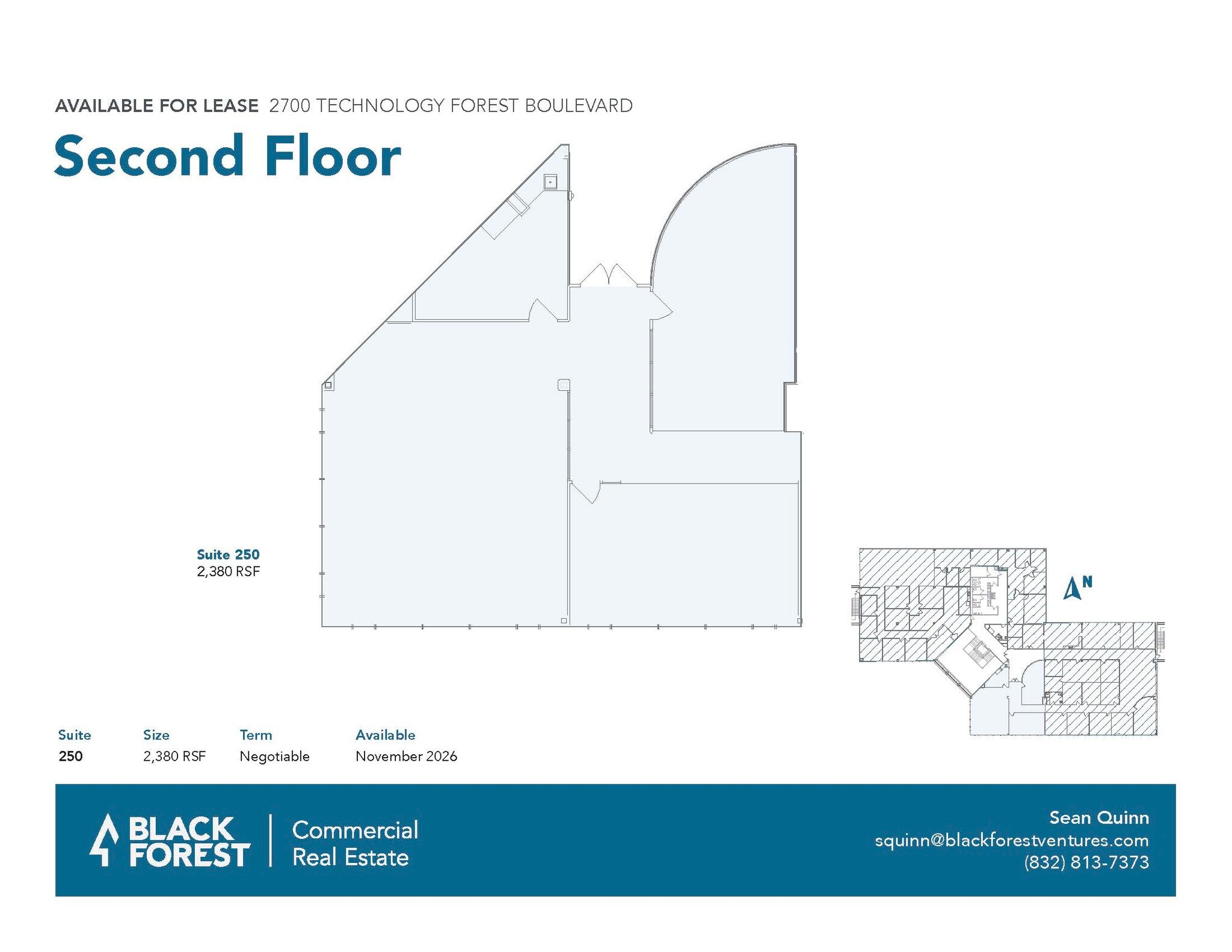 2700 Technology Forest Blvd, The Woodlands, TX à louer Plan d’étage– Image 1 sur 1