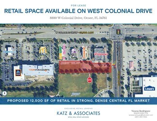Plus de détails pour 8880 W Colonial Dr, Orlando, FL - Local commercial à louer