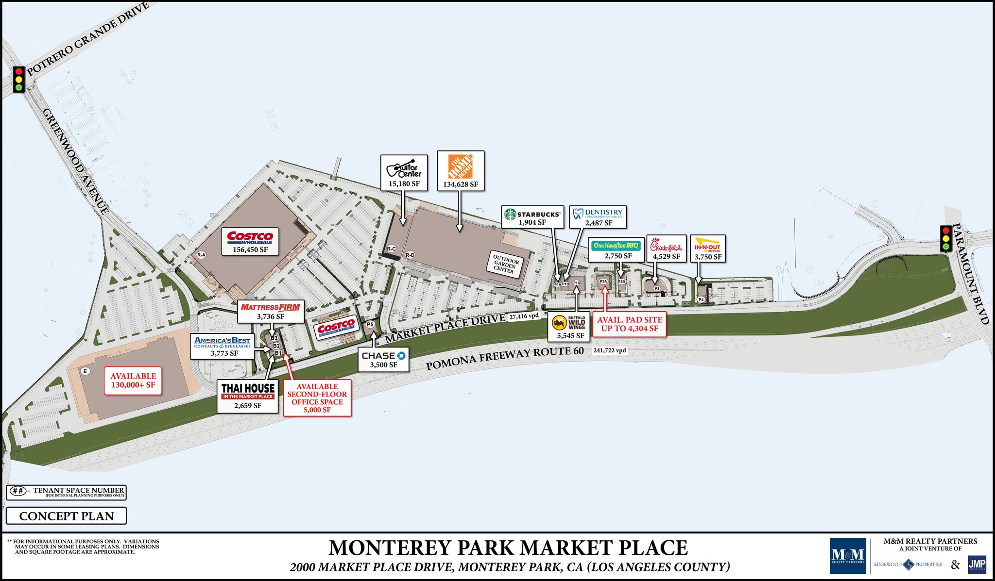 2000 Market Place Dr, Monterey Park, CA à louer Plan de site– Image 1 sur 1