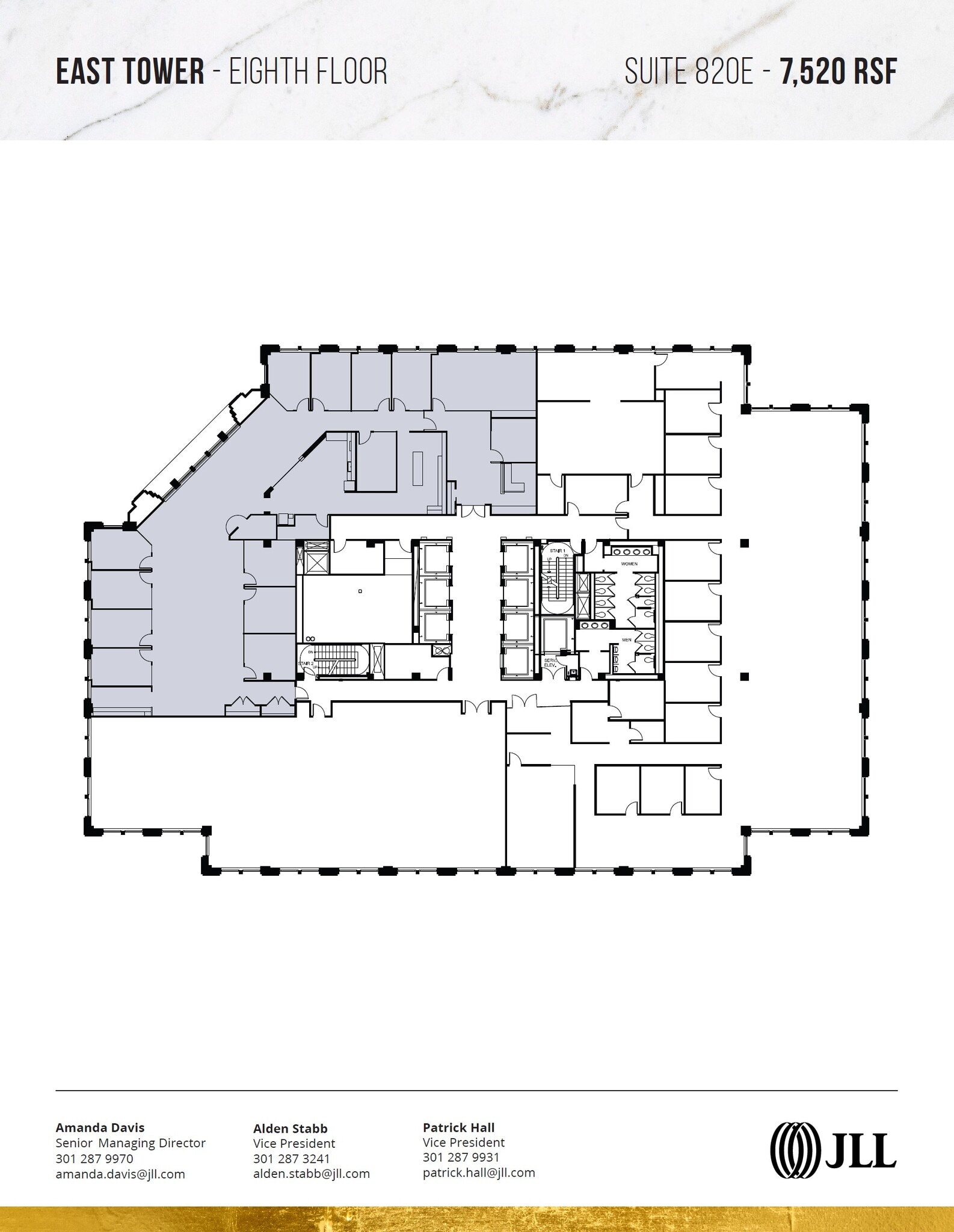 7501 Wisconsin Ave, Bethesda, MD à louer Plan d’étage– Image 1 sur 1