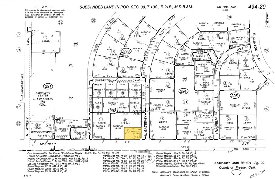 5007 E Mckinley Ave, Fresno, CA à louer - Plan cadastral – Image 2 sur 4