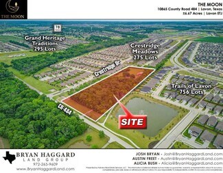 Plus de détails pour 10865 County Road 484, Lavon, TX - Terrain à vendre