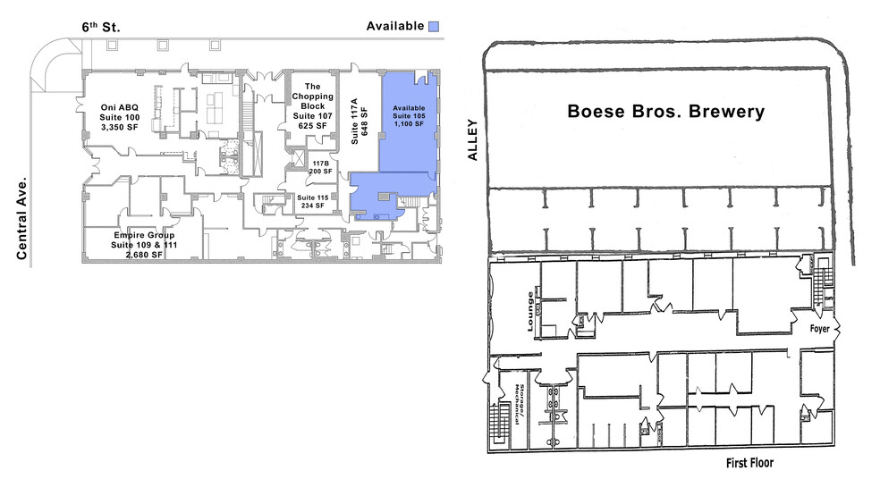 609 Gold Ave SW, Albuquerque, NM à louer - Plan de site – Image 3 sur 6