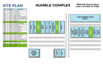 8950 Will Clayton Pky, Humble, TX à louer Plan de site– Image 1 sur 1