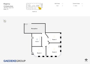 3710 Rawlins St, Dallas, TX à louer Plan d’étage– Image 2 sur 7